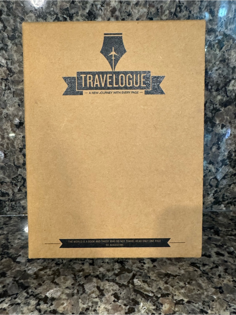Travelogue Brown Kraft Travel Journal